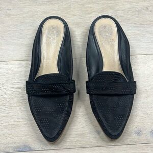 Vince Camuto Black Slip-On Loafers